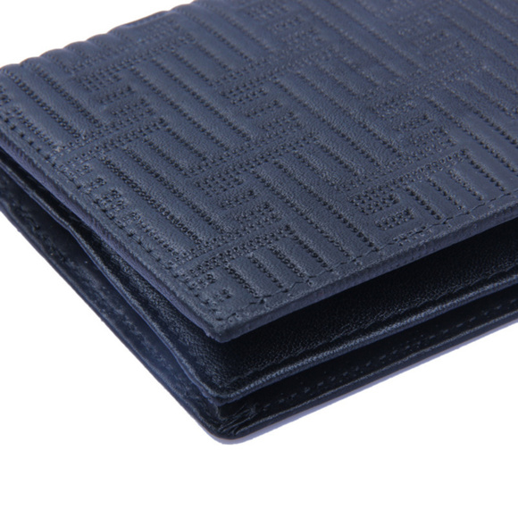 Genuine Leather Mens Long Wallet Business Purse - Picture 4 of 5